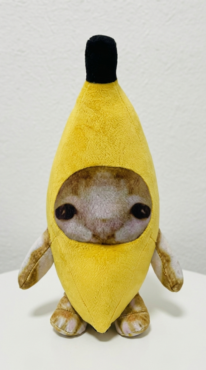 Peluche Gato Banana